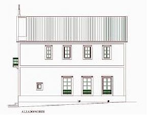 Plano Cara norte de la restauración